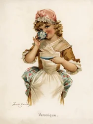 Piger: Veronique (farve litho)