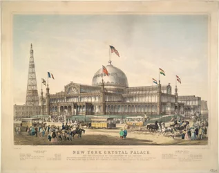 New York Crystal Palace: Til udstillingen af alle nationers industri.
