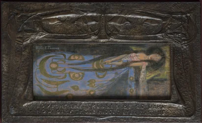 Love If Thy Tresses Be So Dark How Dark These Hidden Eyes Must Be, ca. 1896 (slået metal)