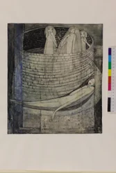 Truth Lies at the Bottom of the Well, ca. 1912-15 (blyant og akvarel på papir)
