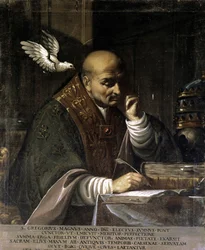 GREGORIUS I, portræt. 1730-1751 (olie på lærred)