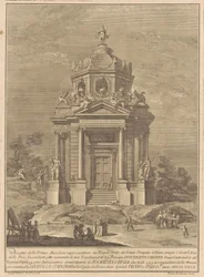 The Prima Macchina for the Chinea of 1782: The Temple of Janus..., 1782.