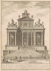 Prima Macchina for Kina fra 1785: Jupiters tempel påbegyndt af Tarquinius Priscus med vidunderet af Accius Naevius