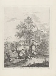 Landskab med mælkepige Landskaber med landmænd (serietitel)