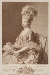 Maria Christina, ærkehertuginde af Østrig, gift med Albert af Sachsen-Teschen, 1782