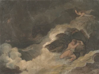 Shakespeares Tempest Macklins britiske digtere, 1798.
