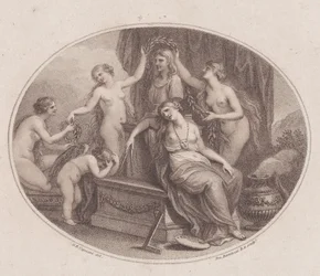 The Graces Crowning the Bust of Raphael, 28. juli 1788.