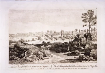Udsigt over Hampstead Heath, Hampstead, London, 1752.