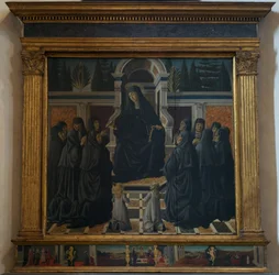 Santa Monica med augustiner-søstre, 1470