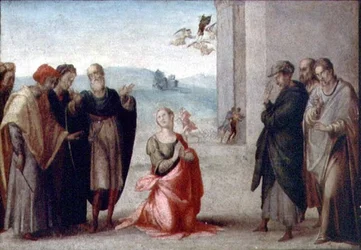 Martyrdøden for en kvindelig helgen (panel)
