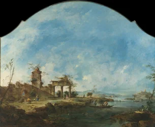 Fantastisk landskab, ca. 1765.