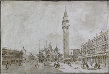 Piazza San Marco, Venedig, 1780