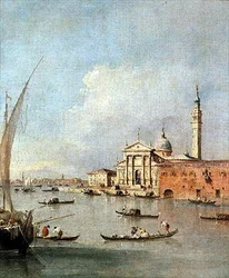 S. Giorgio Maggiore, set fra Giudecca (olie)
