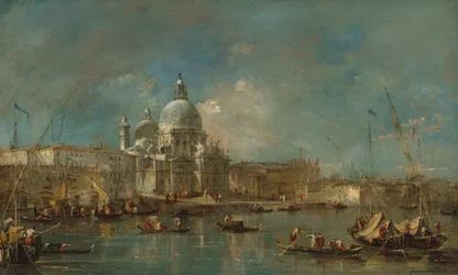Santa Maria della Salute, ca. 1770 (olie på lærred)