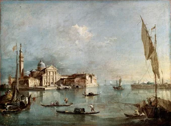 Udsigt over San Giorgio Maggiore-øen, mellem 1765 og 1775.