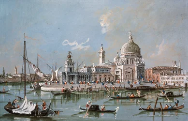 Udsigt over Santa Maria della Salute-kirken, 1700-tallet
