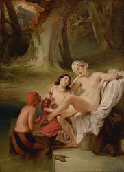 Bathsheba ved sit bad