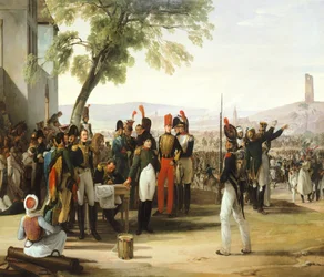 Napoleon efter slaget ved Wagram, af Francesco Hayez (1791-1882)