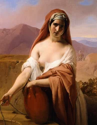 Rebecca ved brønden, af Francesco Hayez