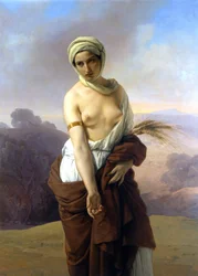 Ruth. Maleri af Francesco Hayez. 1853. Musei Civici, Bologna.