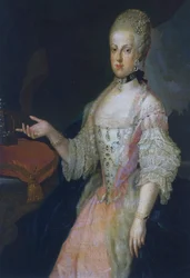 Portræt af Maria Carolina af Østrig (Wien