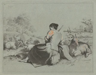 Siddende Hyrdinde