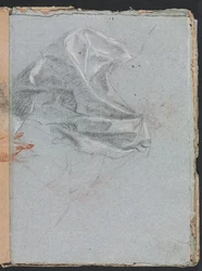 Verona Skitsebog: Draperistudie side 37, 1760.
