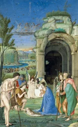 Tilbedelse af hyrderne, ca. 1500.