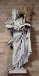 St Thaddeus, marmorskulptur af Francesco Mochi (1580-1654), Museum for katedralværker, Orvieto, Italien