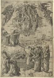 Jomfruens antagelse, ca. 1495.
