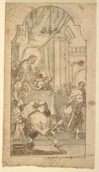 Tegning, Den sidste nadver, 1746-86