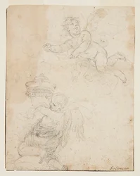 Studie af Two Putti