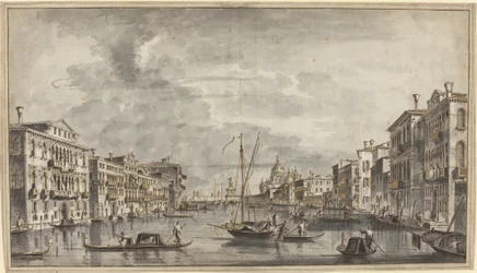 Canal Grande, der ser mod salutten og doganaen