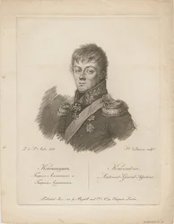 Portræt af grev Pyotr Petrovich Konovnitsyn 1764-1822, 1813