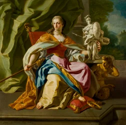 Allegori om adelen af Maltas orden, 1747.