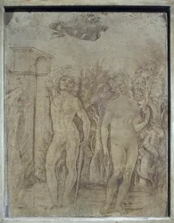 Adam og Eva, ca. 1470 (pen og blæk på pergament)