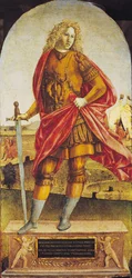 Publius Scipio Africanus (ca. 235-183 f.Kr.) (olie på panel)