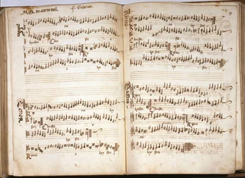 Karnevalsmesse i "Liber Capella" af Franchini (Franchino) Gaffurio (Franchinus Gaffurius) (1451-1522). bind III