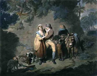 The Amorous Sportsman, indgraveret af Charles Hodges (1764-1837), pub. af J.R. Smith