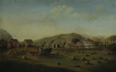 Leete Farm, West Claremont, New Hampshire, ca. 1822.