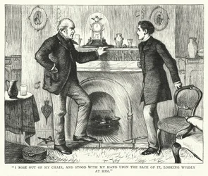 Illustration til store forventninger af Charles Dickens (gravering)