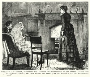 Illustration til store forventninger af Charles Dickens (gravering)
