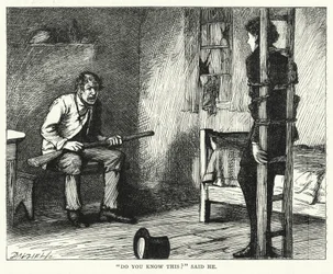 Illustration til Great Expectations af Charles Dickens (gravering)