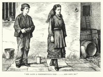 Illustration til Great Expectations af Charles Dickens (gravering)