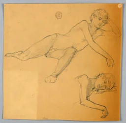 Studier af nøgen figur