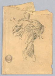 Study for Christ, Chancel of St. Bartholomew, New York