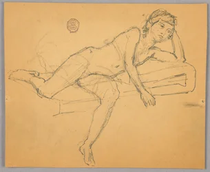 Studie af nøgen figur