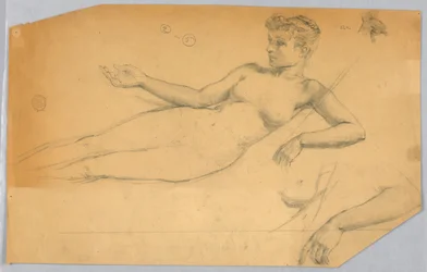 Studie af nøgen figur