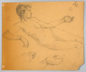 Studie af nøgen figur