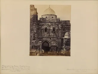 Jerusalem - Facaden på Den Hellige Gravs Kirke